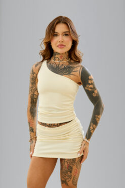 BLUSA OMBRO ÚNICO SLIM